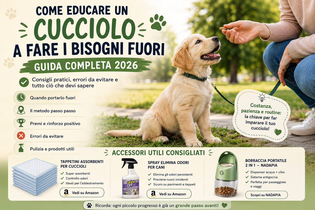 Come Educare un Cucciolo a Fare i Bisogni Fuori (Guida Completa 2026)