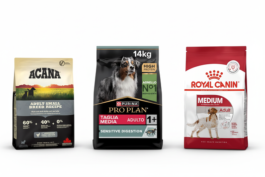 Migliori crocchette per cani 2026: Royal Canin, Purina Pro Plan e Acana a confronto