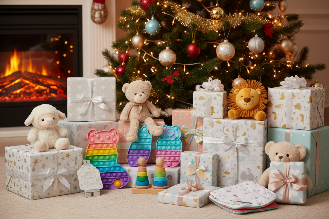 Regali di Natale per neonati e bambini - marsupio ergonomico e giocattoli educativi