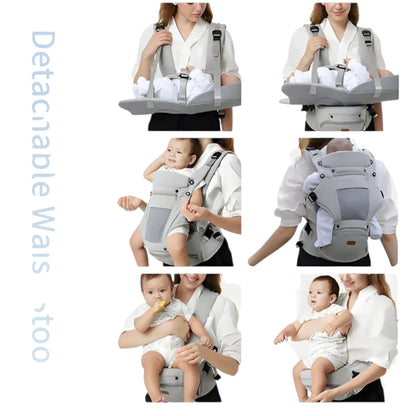 Porta bebè traspirante con cinture imbottite comfort