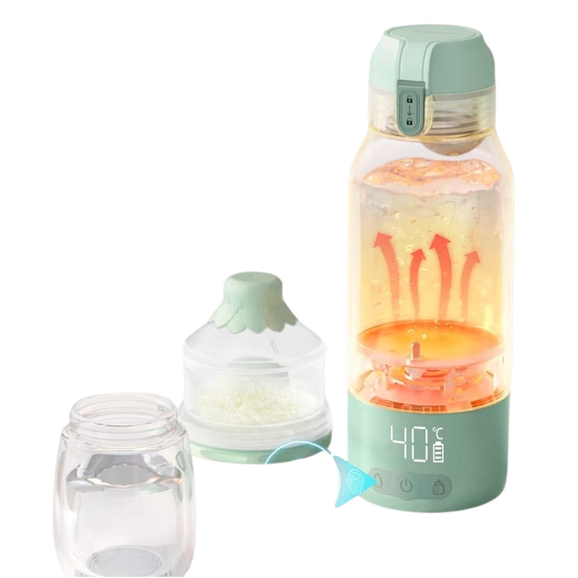 scaldabiberon portatile senza fili da viaggio 500ml